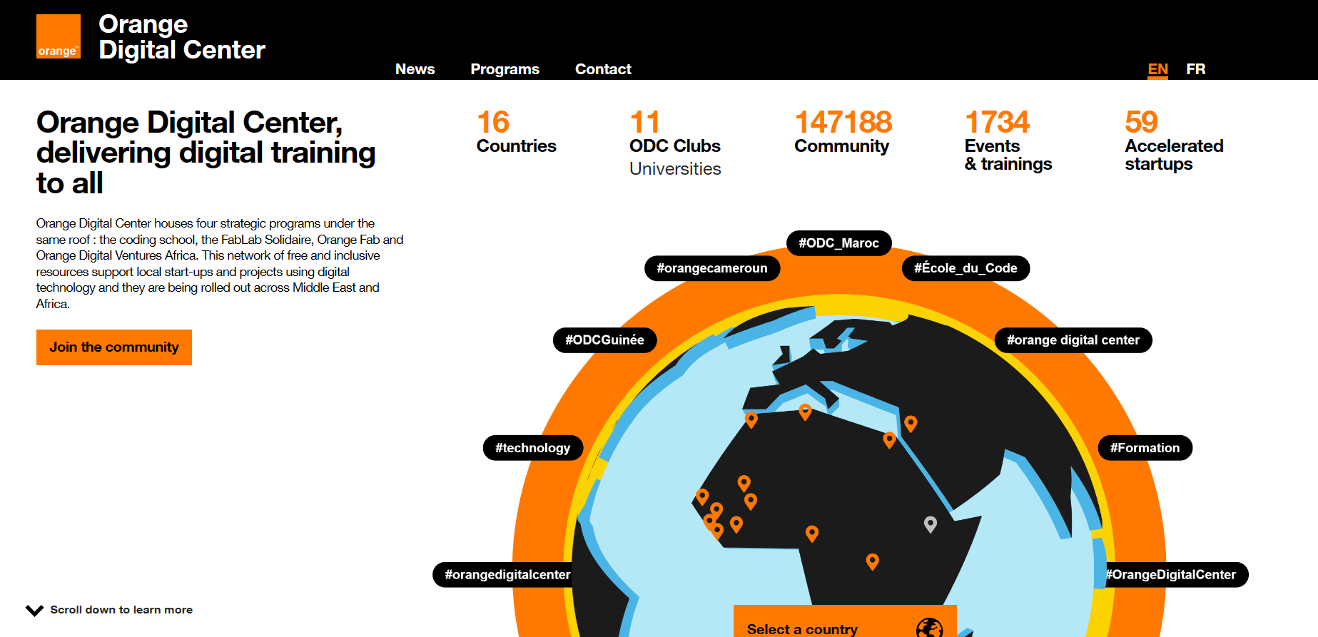 Orange Digital Centers Afrique - Plateforme Digitale Multi-Pays